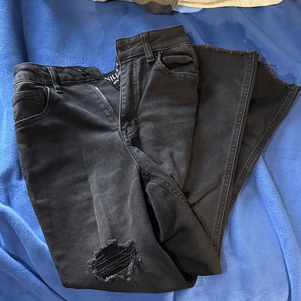 Vanilla Star Black Distressed Jeans